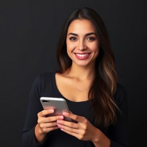 Persona recibiendo una remesa en su teléfono